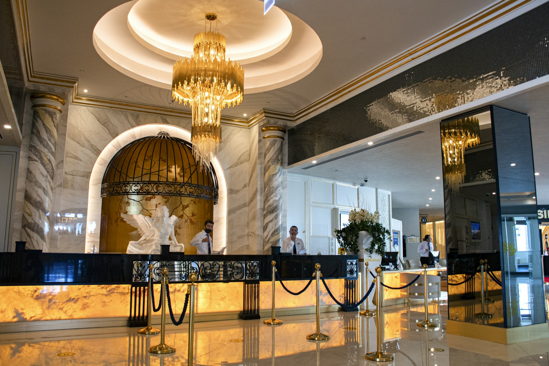 Vestíbulo de un hotel de categoría